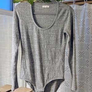Madewell Soft Grey Bodysuit